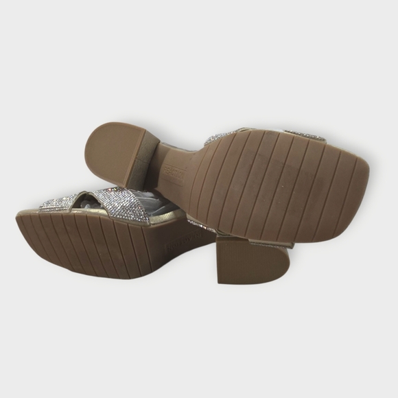 Reaction Kenneth Cole Women Mix X-Band Ankle Strap Sandal Size US 8.5M *Read - Picture 9 of 16